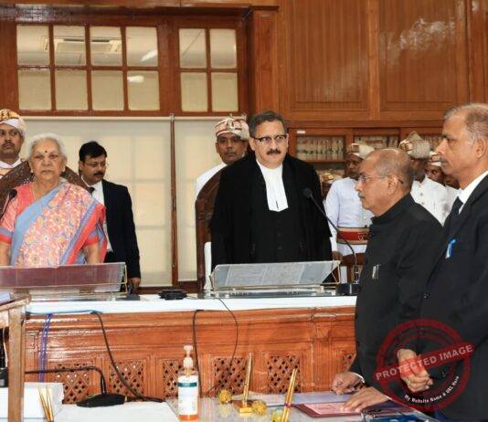 Justice Pritinker Diwaker sworn in as Chief Justice of Allahabad High Court