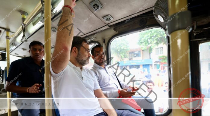 After stop at cobbler’s kiosk and cab ride, Rahul boards a DTC bus, listens to DTC employees woes