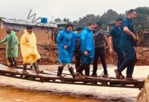 Rahul, Priyanka visit Wayanad landslide site, BJP terms it “Tragedy Tourism”