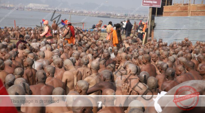 Sanatan’s army of Naga ascetics initiated on the banks of Ganga in Prayagraj