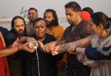 Four generations of Ambanis take the Holy Dip at Maha Kumbh