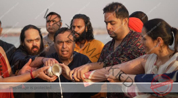 Four generations of Ambanis take the Holy Dip at Maha Kumbh