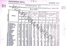 British made Infanticide Act 1870, special column in Census for girl child