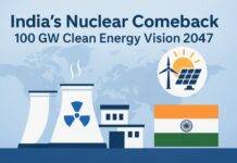 Nuclear Capacity to jump from 8.8 GW to 100 GW by 2047 under new national roadmap