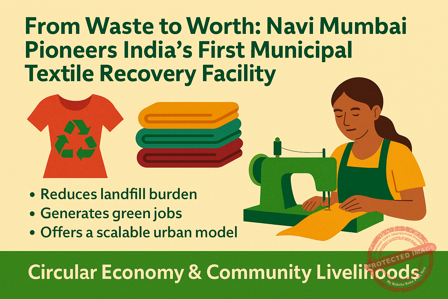 From Waste to Worth: Navi Mumbai Pioneers India’s First Municipal Textile Recovery Facility