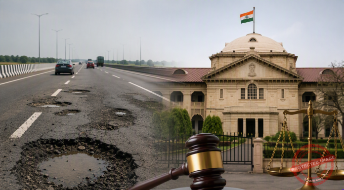Potholes And Damage At 74 Locations In Just 26 Days of Opening Of Lucknow-Kanpur Expressway; HC Seeks Response