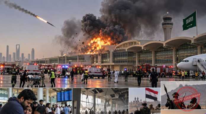 13 Killed, Over 300 Injured in Houthi Missile Attack on Riyadh Airport; One Victim from Hyderabad