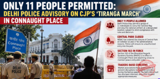 CP Under Tight Security as Police Limits Tiranga March to 11 People